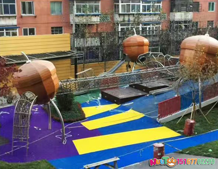 大型組合滑梯僅僅適合孩子么？成年人也能體驗